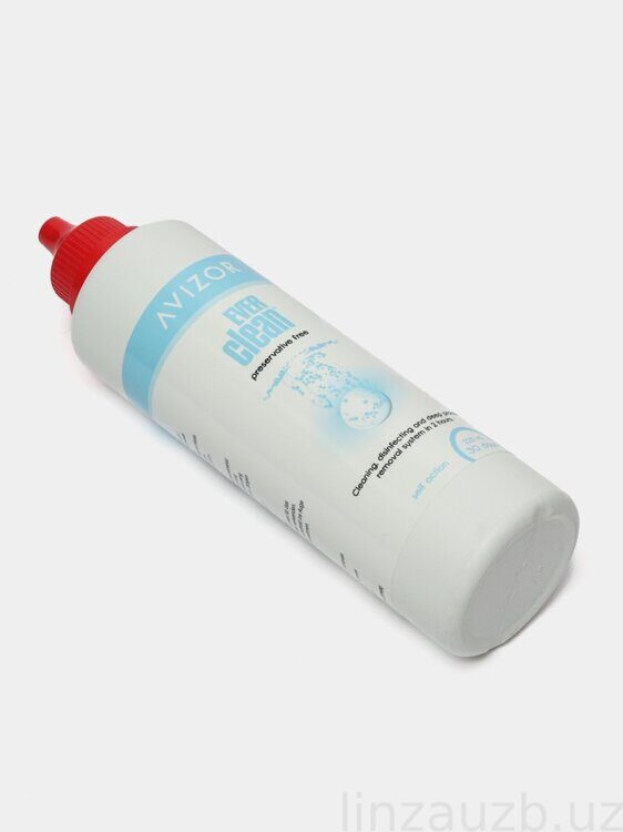 Раствор пероксидный для контактных линз Ever Clean Avizor 225 мл + контейнер + 30 таблеток
